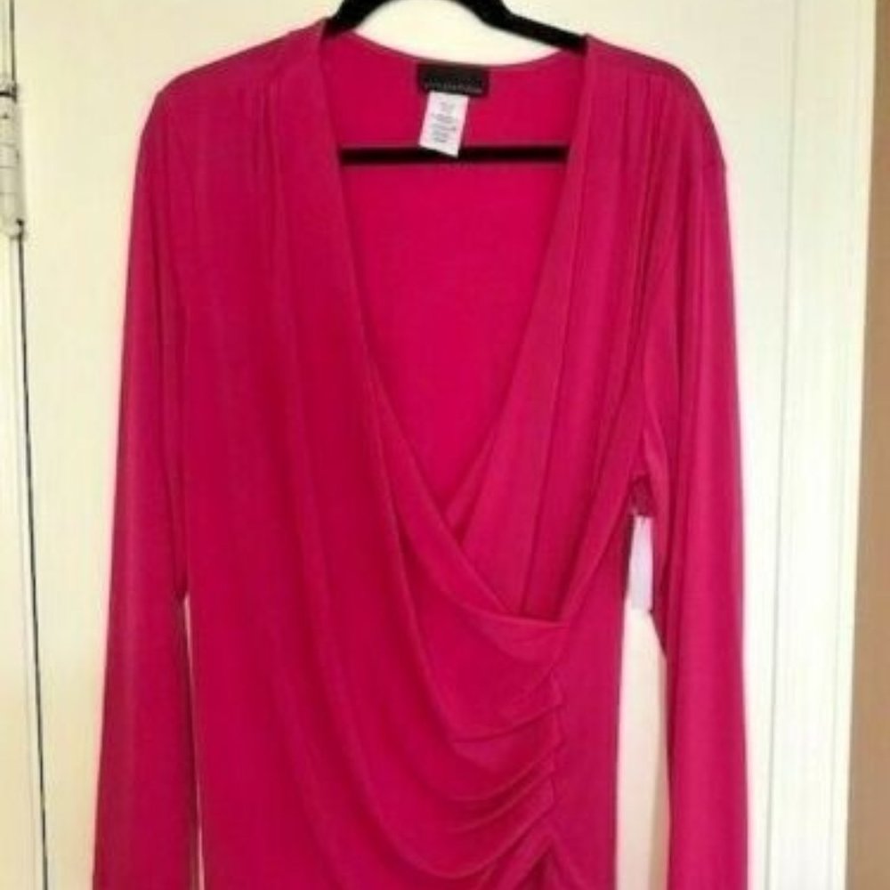 Attention Pink XXL Blouse Top Shirt